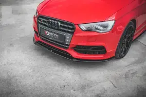 Outlet - Audi A3 8V Maxton Frontsplitter 13-16 - Lim/Cab - S3 / S-Line - V1