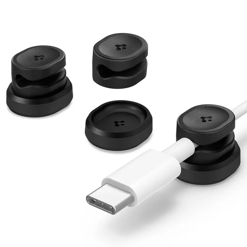 Begrænset antal - Spigen Magnetisk Kabelholder - 3 Pak