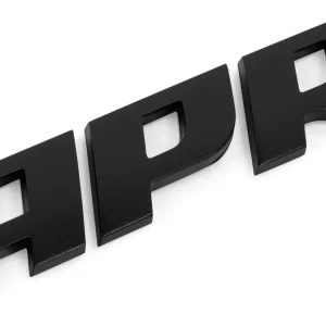 APR Emblem 3D Logo Satin Sort | Fordelagtig pris