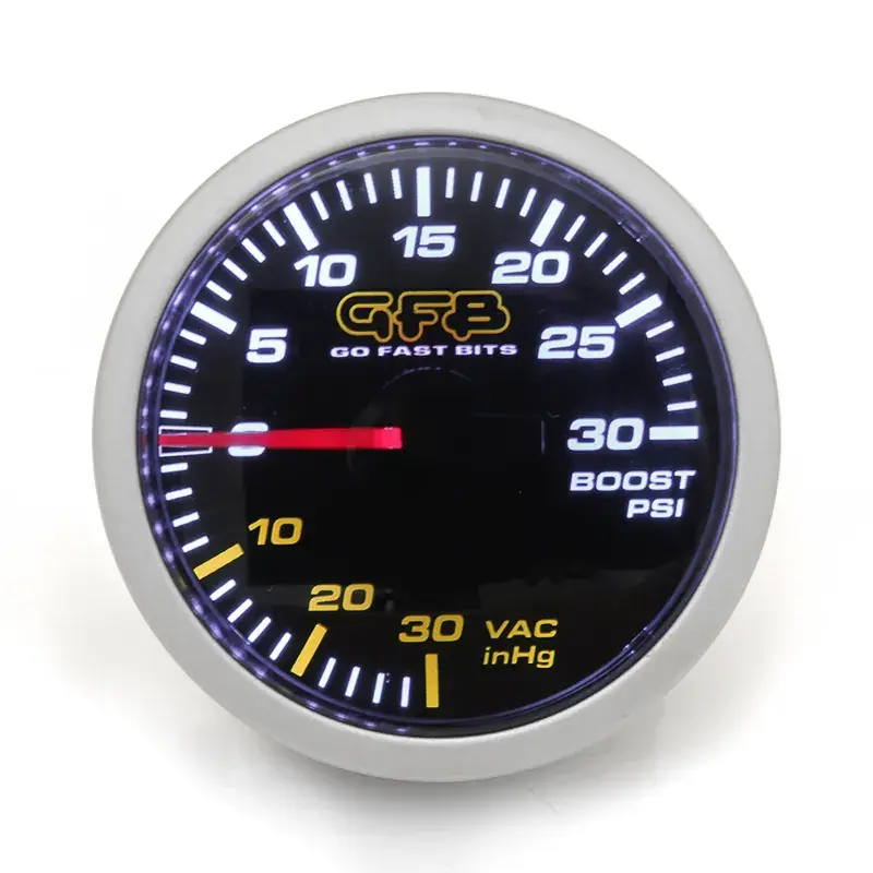GFB Ladetryks Ur / Boost Gauge Manometer (PSI) - 52mm | Nyt produkt