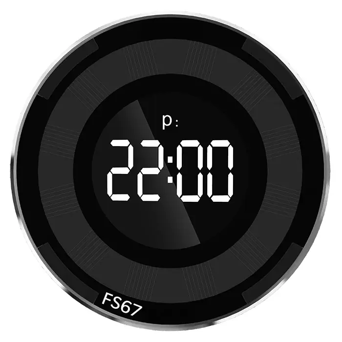 Elektronisk P-Skive FS67 - Solcelledrevet | På lager