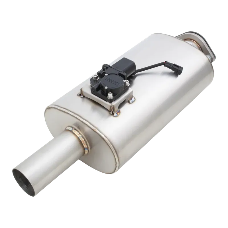 XForce Universal Dæmper m. Varex Spjæld 2.5" Oval - Top Monteret Motor - Bestil nu