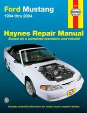 Stærkt tilbud - Haynes Reparations Håndbog, Ford Mustang 1994 til 2004
