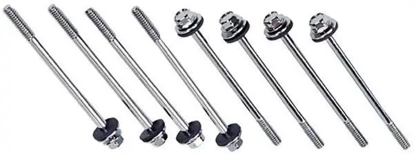 Ny vare - Ventildæksel boltsæt chrome Chevrolet hvor de sidder midt i dækslet Valve Cover Bolt 141-133