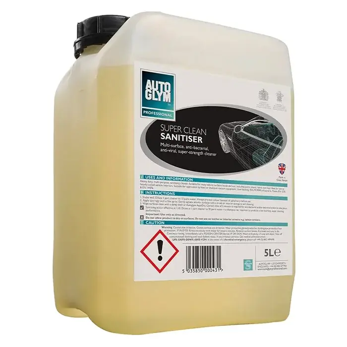 Autoglym Antibakterialt middel Super Clean 5L - Mest solgt