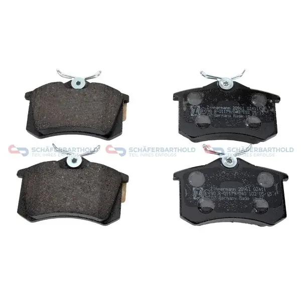 Anbefalet valg | Bremseklodser 16 mm, WVA 20961, ZIMMERMANN - til AUDI, CITROËN, DS, NISSAN, OPEL, RENAULT, SEAT