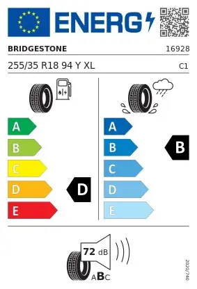 Nyt i shoppen | BRIDGESTONE Sommerdæk 255/35R18 Potenza RE050A I *