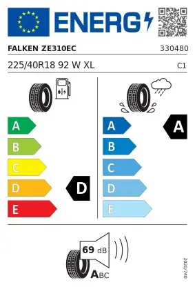Køb i dag - FALKEN Sommerdæk 225/40R18 ZIEX ZE310 ECORUN