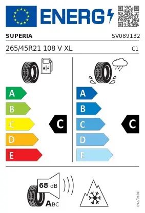 Ny vare - SUPERIA Vinterdæk 265/45R21 BLUEWIN UHP3