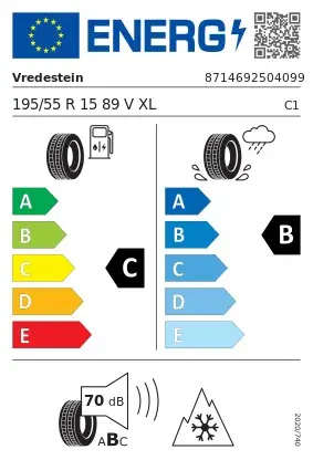 Bestil online - VREDESTEIN Helårsdæk 195/55R15 Quatrac