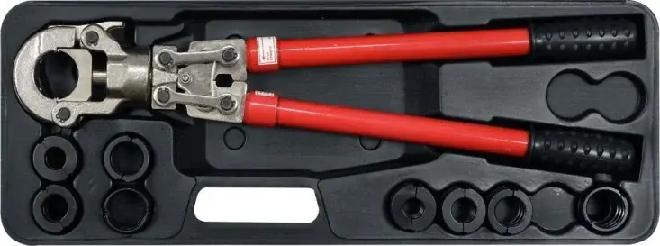 YATO Hydraulisk Pressetang YT-21735 til PEX-AL-PEX med 8 U/TH Bakkeindsatser | Kundernes favoritter