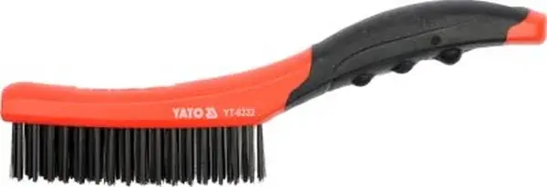YATO YT-6332 Stålbørste, 4-rækket, 260 mm - Anbefalet valg