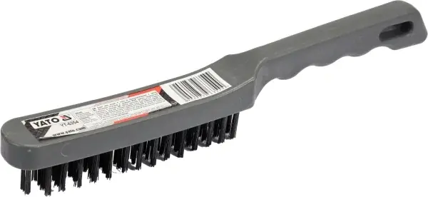 YATO YT-6332 Stålbørste, 4-rækket, 260 mm | Netop ankommet