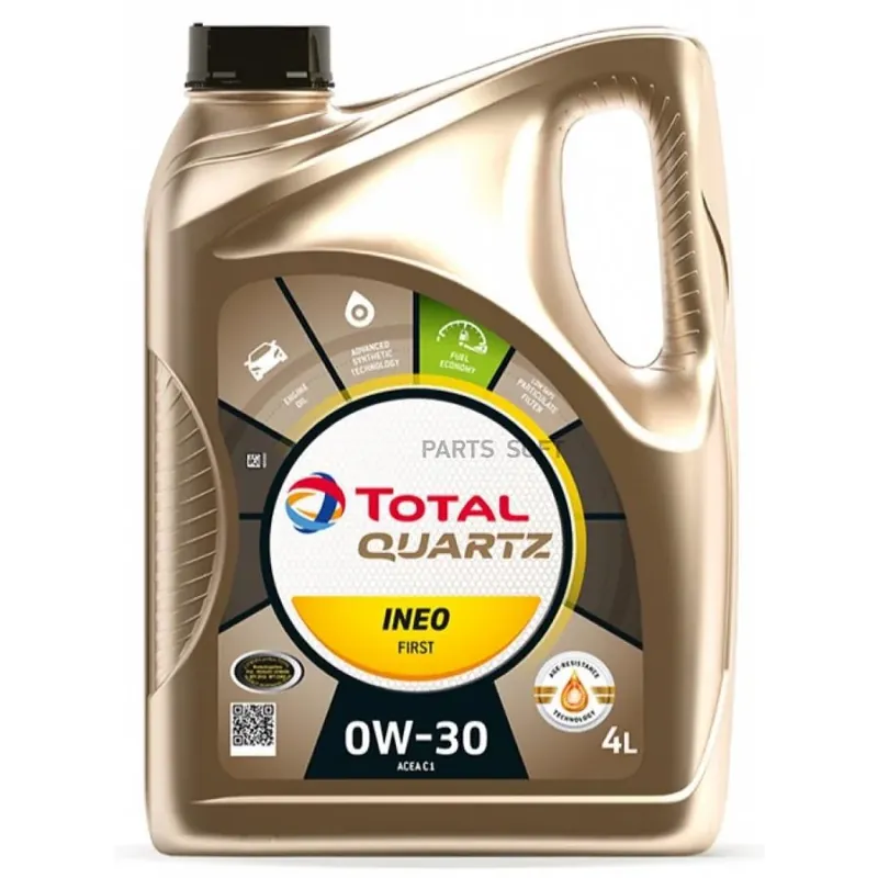 Begrænset antal | Motorolie Total Quartz Ineo First 0W30 C2 - 4 ltr