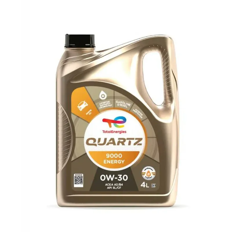 Motorolie Total Quartz 9000 Energy 0W30 - 4 ltr - Netop kommet