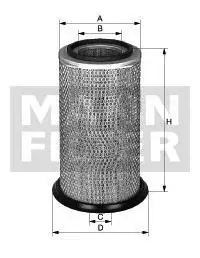 Udsalg - MANN Luftfilter C14168