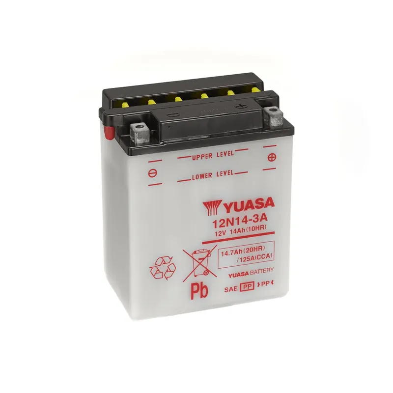 Yuasa - 12V 14.7Ah 125A Batteri - 101809 | Ny på lager