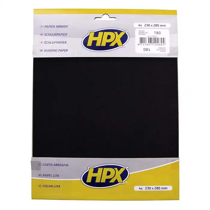 Bestseller - HPX sandpapir p180 - 4 stk.