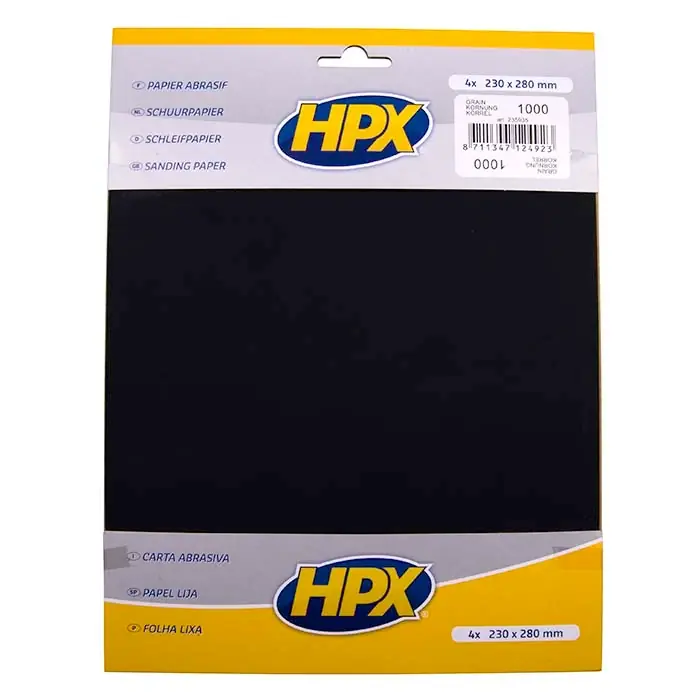 Begrænset lager | HPX sandpapir p1000 - 4 stk.