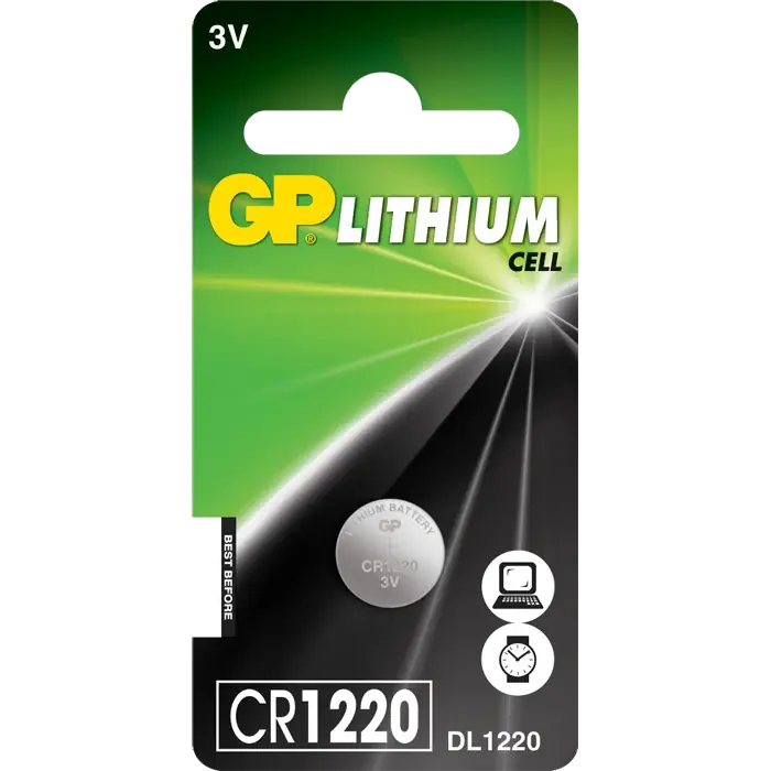 Gp cr1220 batteri stk. | Kun i begrænset tid