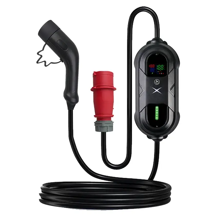 Bestil i dag - Avant transportabel lader elbil 11kW/16A CEE stik 7M