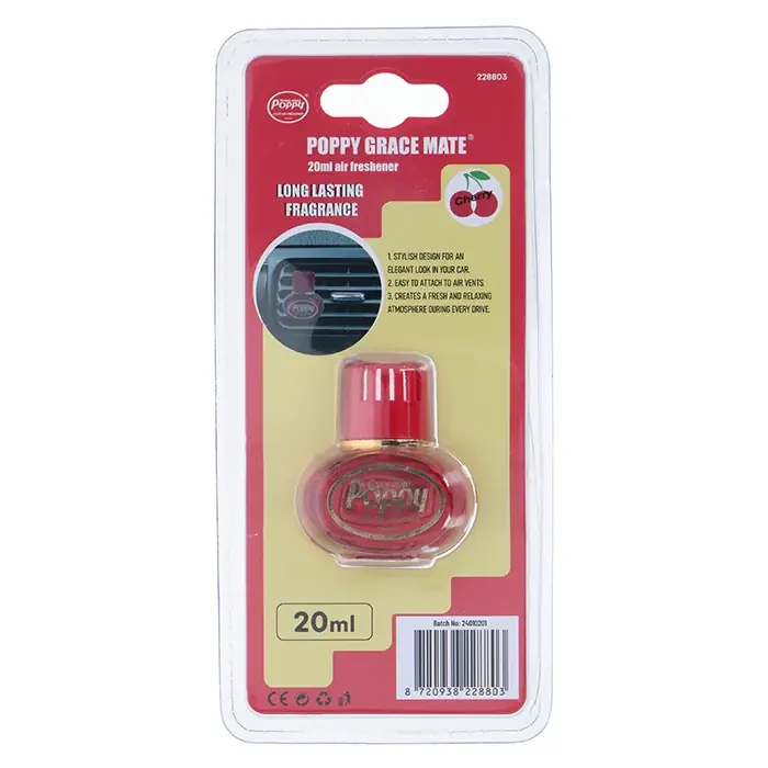 Poppy mini luftfrisker Cherry, 20 ml. | Populær