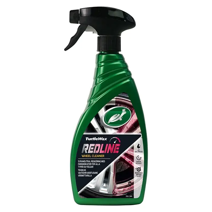 Hurtig levering | Turtle redline fælgrens 500 ml