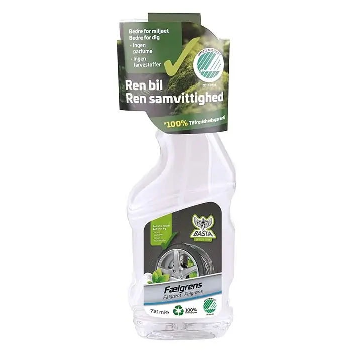 Nyhed - Basta Greenline fælgrens 710ml svanemærket