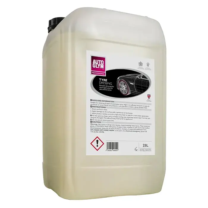 Autoglym Tyre Dressing 25L High Gloss Dækglans | Tilgængelig nu