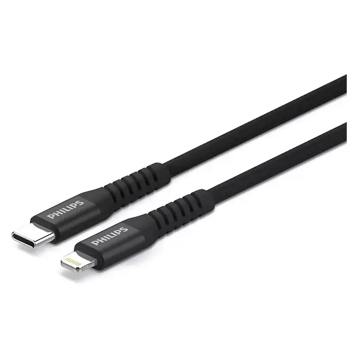 Philips USB kabel til Apple 2m USB-C til Lightning - Særtilbud