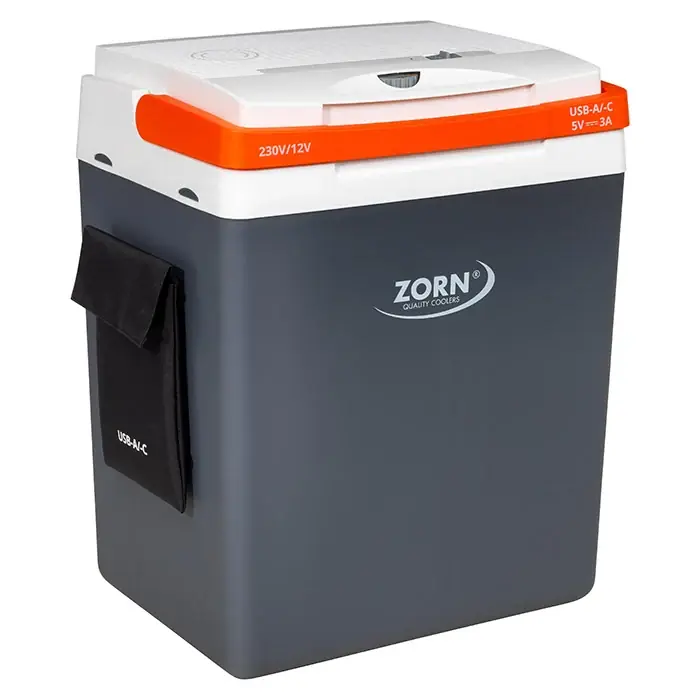 ZORN 30L elektrisk køleboks 12/230V og USB tilslutning | Nytilføjet