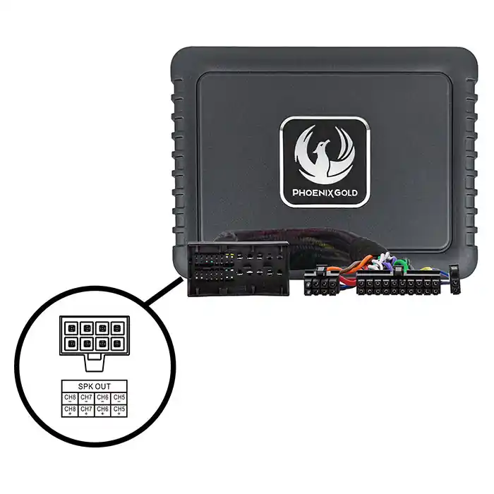 Direkte fra fabrikken | Phoenix Gold DSP Forstærker kit BMW 2001-2019 HIFI syst