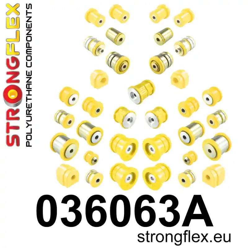 Anbefalet valg | 036063A Full suspension polyurethane bush kit SPORT