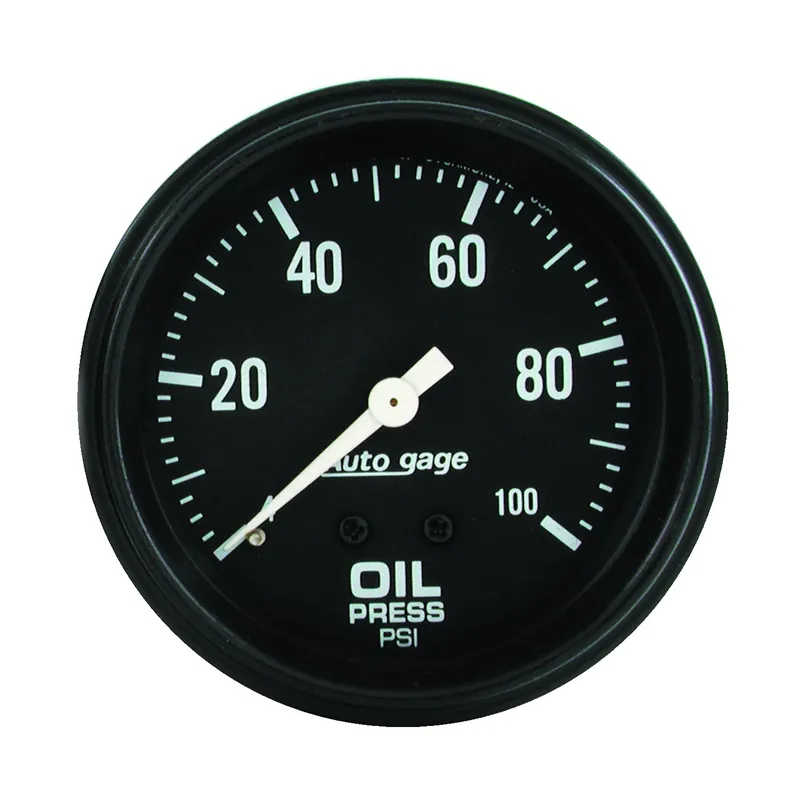 2-5/8" Oil Pressure, 0-100 Psi, Auto Gage | Fabrikspris