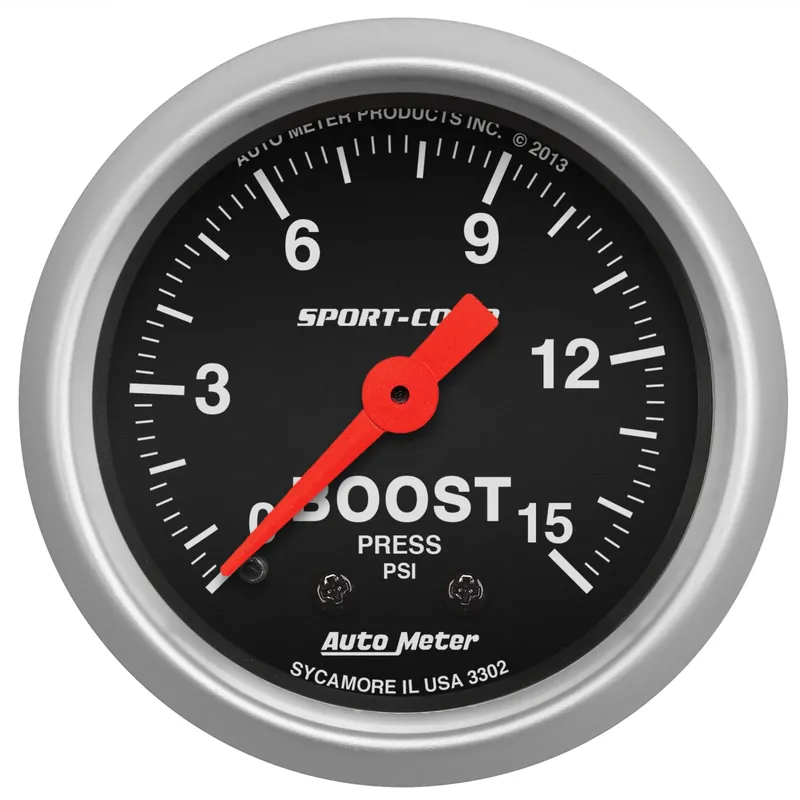 2-1/16" Boost, 0-15 Psi, Sport-Comp - Hurtig levering