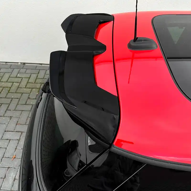 AutoStyle, Tagspoiler, 2-delt, Blank Sort, passer til Mini F65/F66/J01 Cooper S JCW (2024-) | Klar til levering