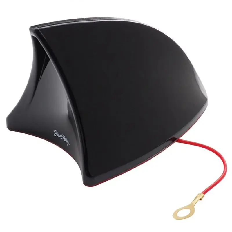 Bedste pris | Simoni Racing, Shark Fin Antenne - Sort - 105mm x 77mm