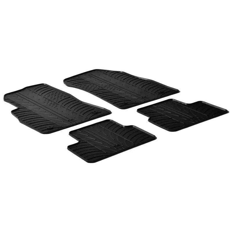 Udsalg | Gledring, Gummimåtter, passer til Chevrolet Cruze 2009- (T profile 4-dele + klips)