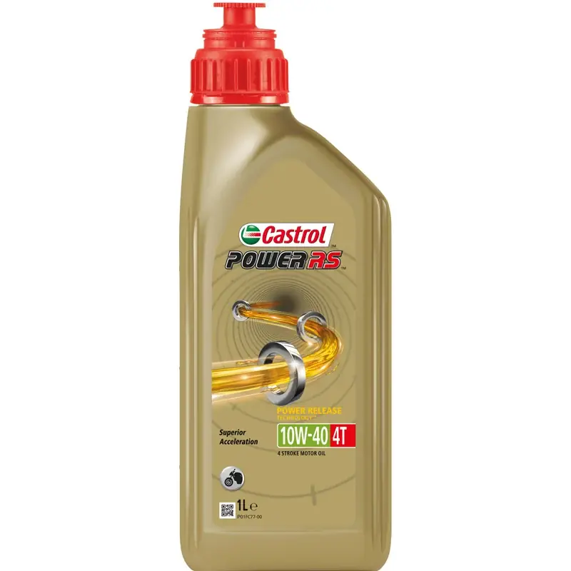 Anbefalet valg - Castrol, Power RS 4T Semi-Syntetisk Motorolie - 10W-40 - 1 Liter