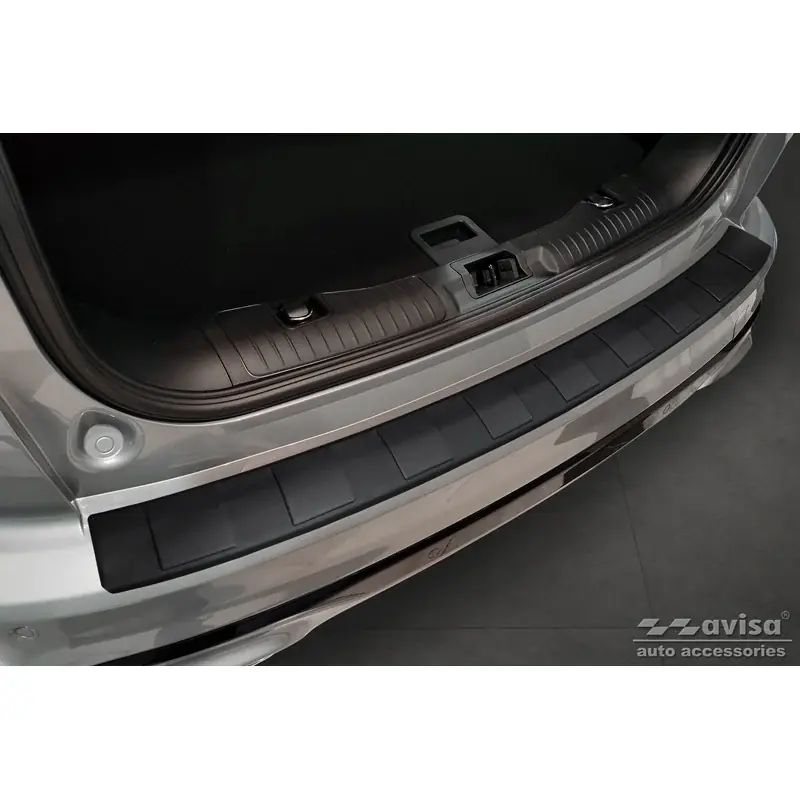 Avisa, Bagkofangerbeskytter, Mat Sort, Rustfritstål, passer til Ford Kuga III ST-Line/Vignale/Hybrid ST-Line 2019-2024 & FL 2024- ‘Ribs‘ | Køb i dag