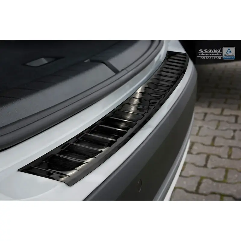 Avisa, Bagkofangerbeskytter, Sort, Rustfritstål, passer til BMW X1 (F48) 2015-2022 ‘Ribs‘ - Rabat