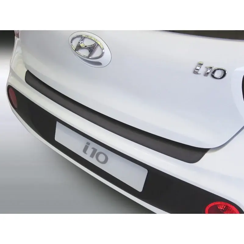 Begrænset antal - RGM, Bagkofangerbeskytter, ABS plastik, passer til Hyundai i10 2017-2020 Black