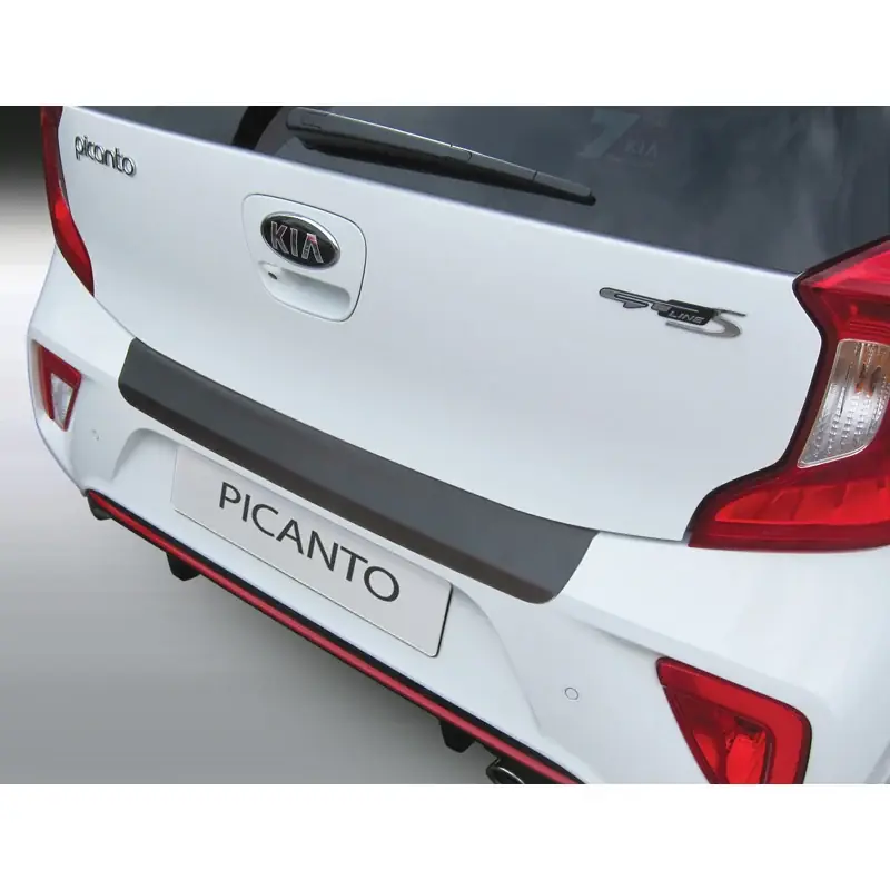 Anbefalet valg - RGM, Bagkofangerbeskytter, ABS plastik, passer til Kia Picanto 5/2017- Black