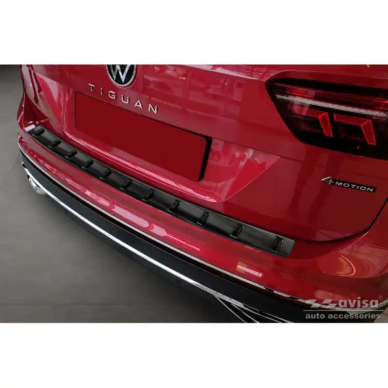 Avisa, Bagkofangerbeskytter, Sort, Rustfritstål, passer til Volkswagen Tiguan II 2016-2020 & Facelift 2020-2024 ‘STRONG EDITION‘ | Lav pris