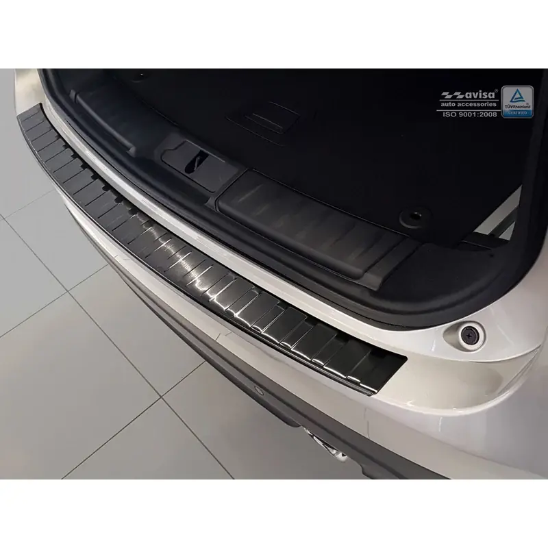 Avisa, Bagkofangerbeskytter, Sort, Rustfritstål, passer til Jaguar F-Pace 2016-2020 & FL 2020- ‘Ribs‘ | Direkte fra fabrikken