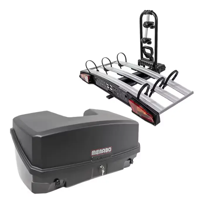 MENABO Menabo Mizar bagageboks 300L sort + Alcor bundle - Nedsat pris