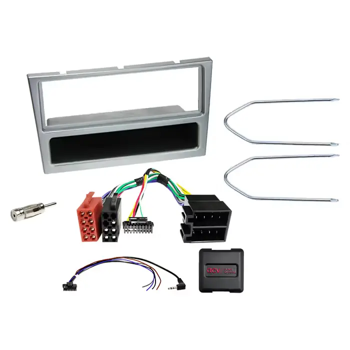 Tilgængelig nu - ACV Komplet 1-DIN Kit m. rum Opel matt-chrome analog