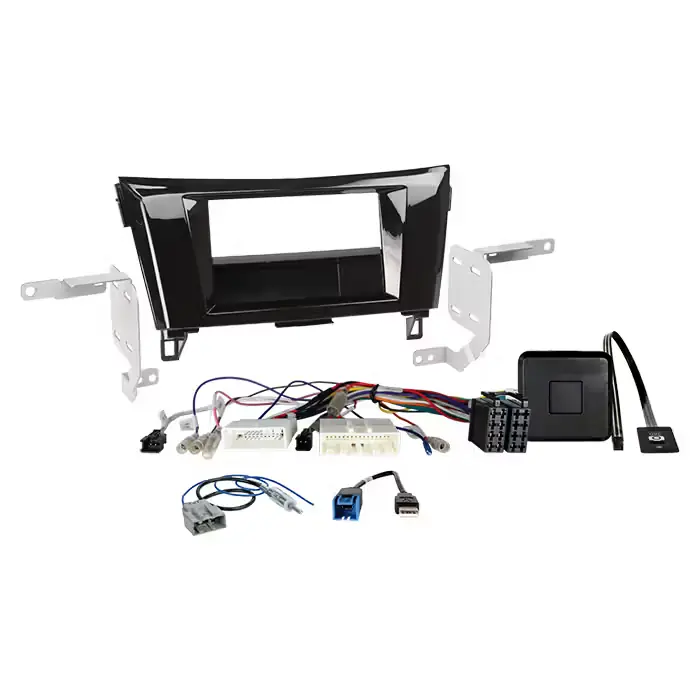 ACV 2-DIN kit m/lomme Qashqai/X-Trail ratbetj. 360° kam. | Spar mere