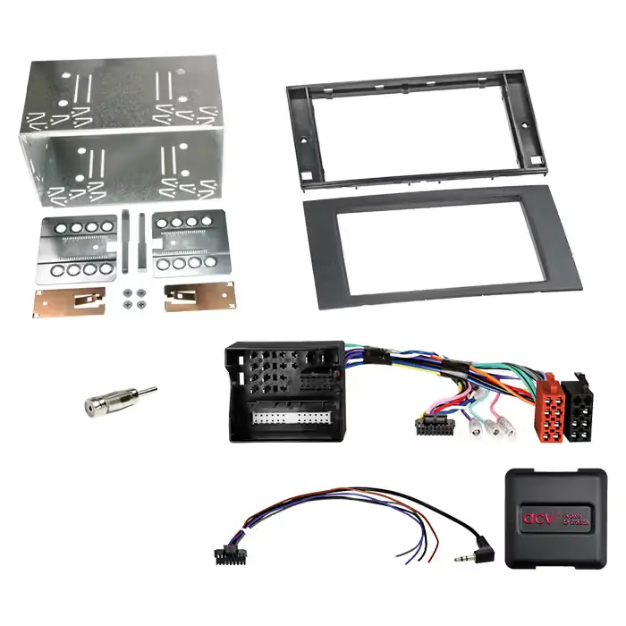 ACV 2-DIN kit Ford sort ratbetj./CAN Bus/antenne DIN - Særpris
