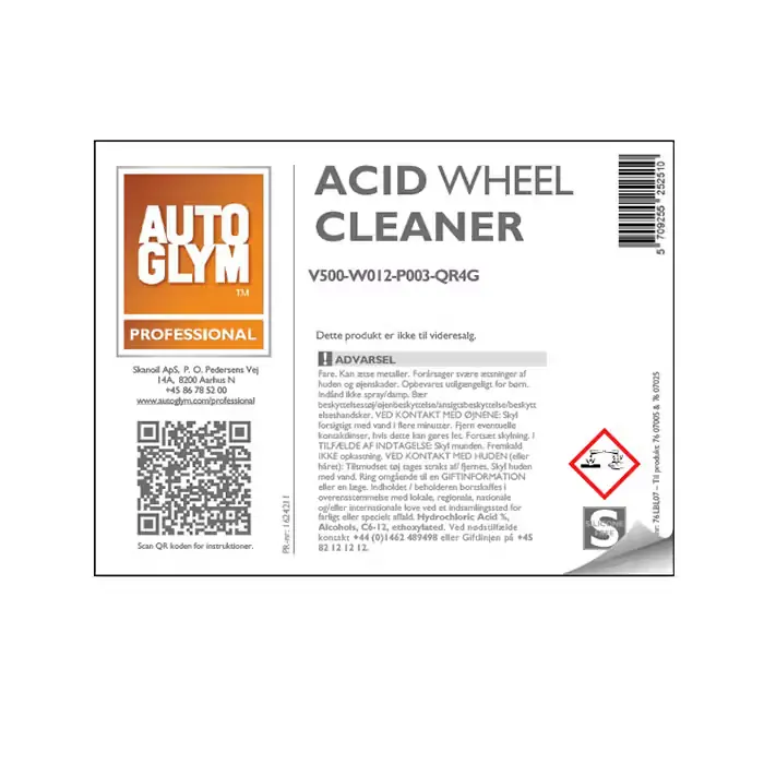 AUTOGLYM Label Autoglym Acid Wheel Cleaner - Spar ekstra